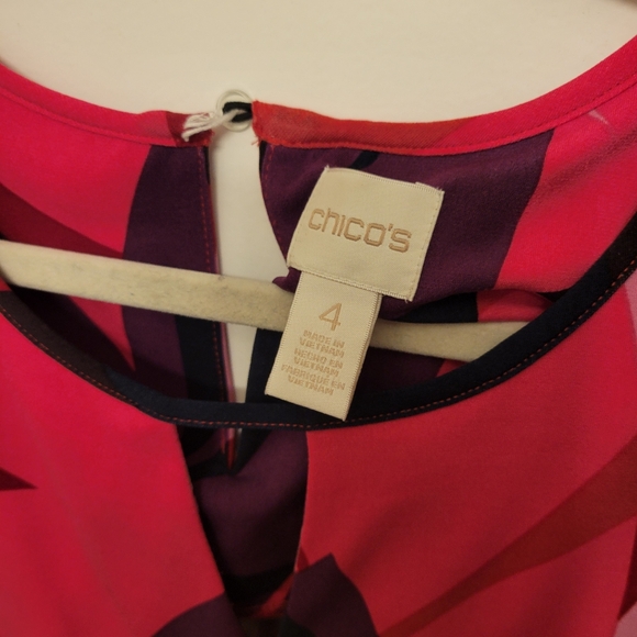 Chico's Size 4 XXL Multicolor Dress - Picture 2 of 3